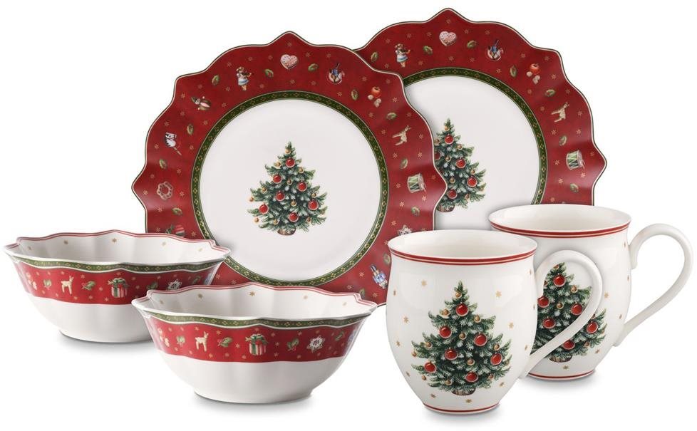 VILLEROY & BOCH TOY'S DELIGHT červená, 6 ks Jedálenská súprava