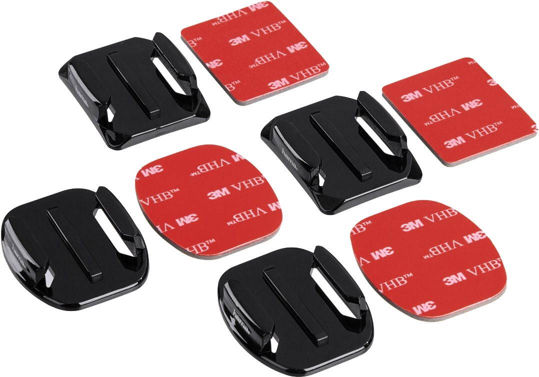 Hama Jeu de plaques de fixation pour GoPro Support