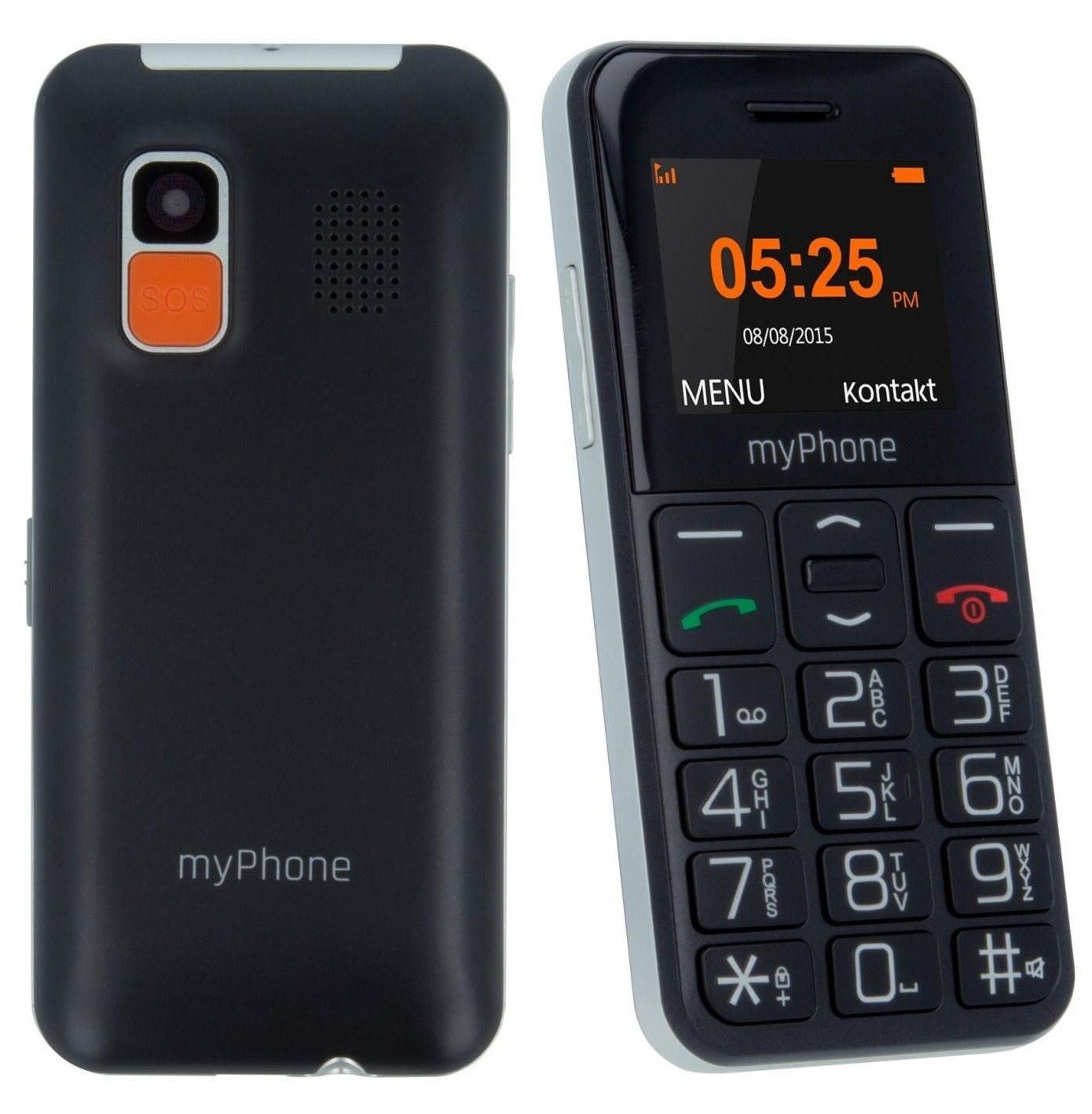 myPhone Halo Easy černý Mobilní telefon