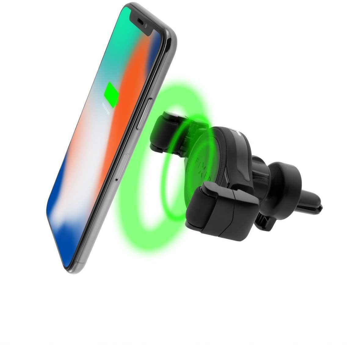 FIXED ROLL Wireless Charging schwarz Handyhalterung