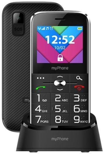 MyPhone Halo C Senior černý  Mobilní telefon