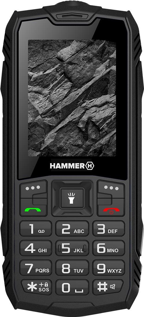 myPhone Hammer Rock fekete Mobiltelefon