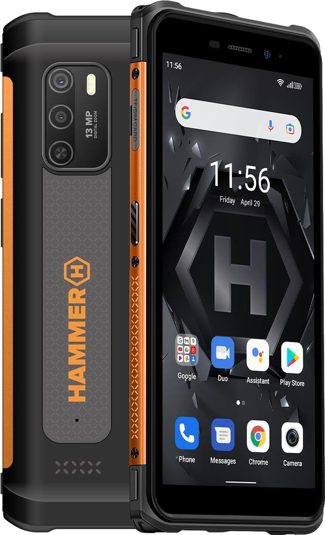 myPhone Hammer Iron 4 narancssárga Mobiltelefon