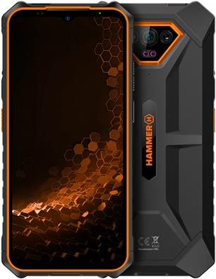 myPhone Hammer Iron V 6GB/64GB oranžový Mobilní telefon