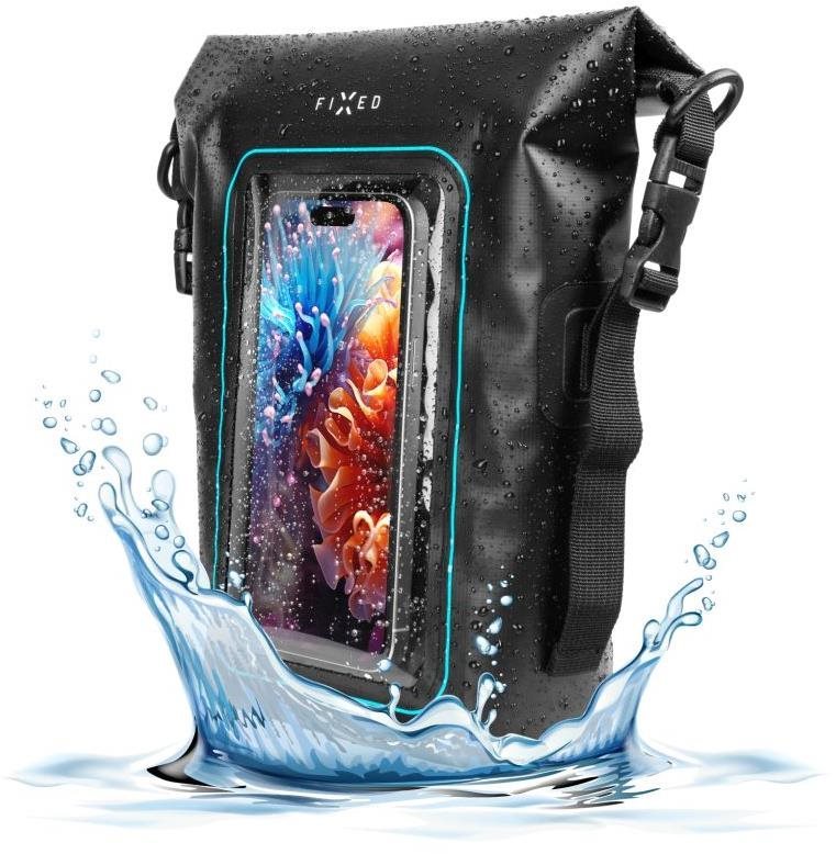 FIXED Float Bag s vreckom na mobilný telefón 3L čierne Puzdro na...