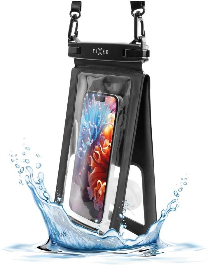 FIXED Float Twin 8,5" IPX8 fekete zárható tok Mobiltelefon tok