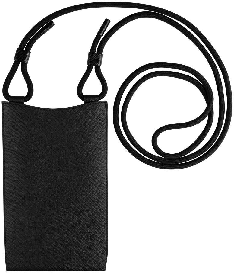 FIXED Verona mit schwarzem Lanyard für Mobiltelefone bis 7",...
