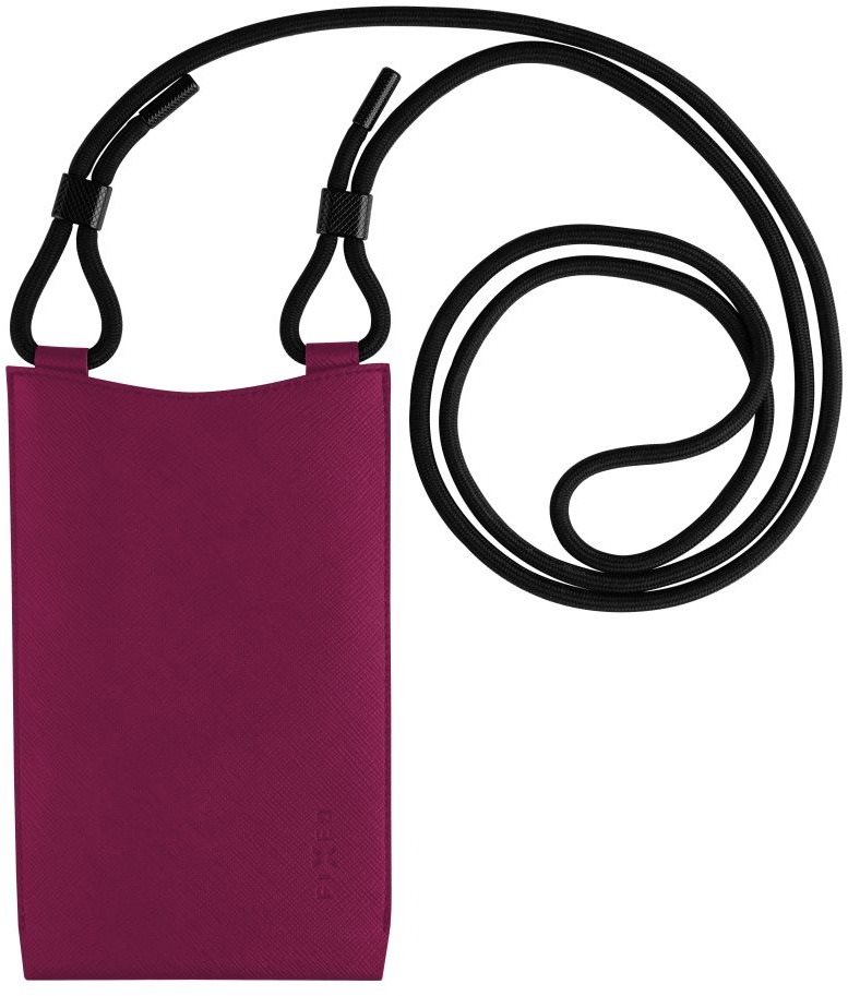 FIXED Verona mit schwarzem Lanyard für Mobiltelefone bis 7",...
