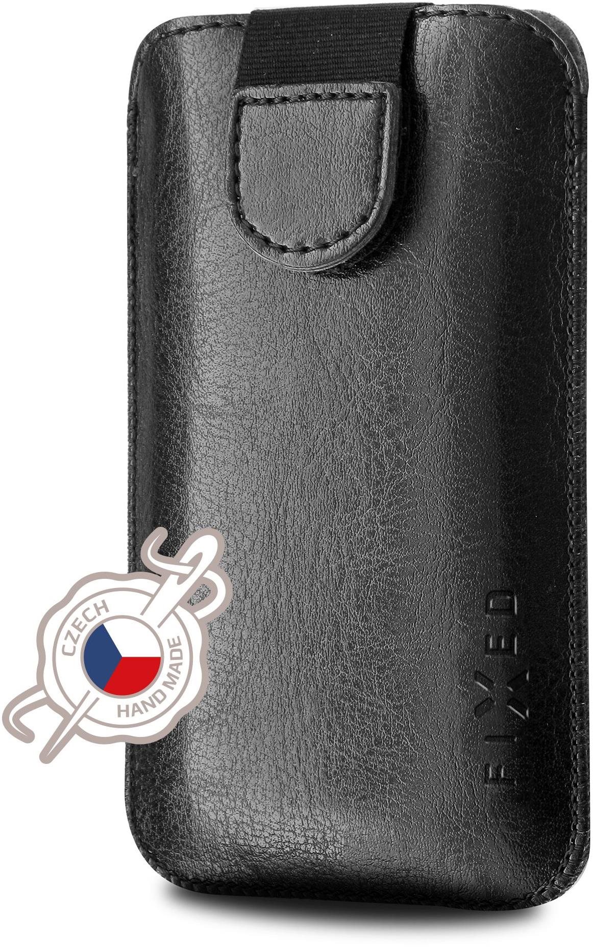 FIXED Soft Slim Cover mit Verschluss PU-Leder Größe 6XL+ schwarz...