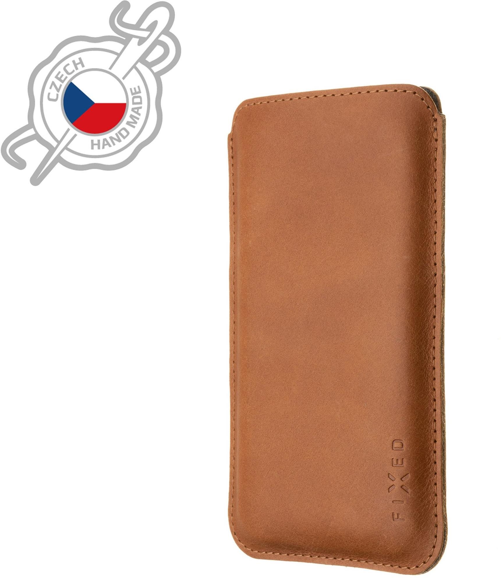 FIXED Slim Torcello vyrobené z pravej kože na Apple iPhone 12 Pro...