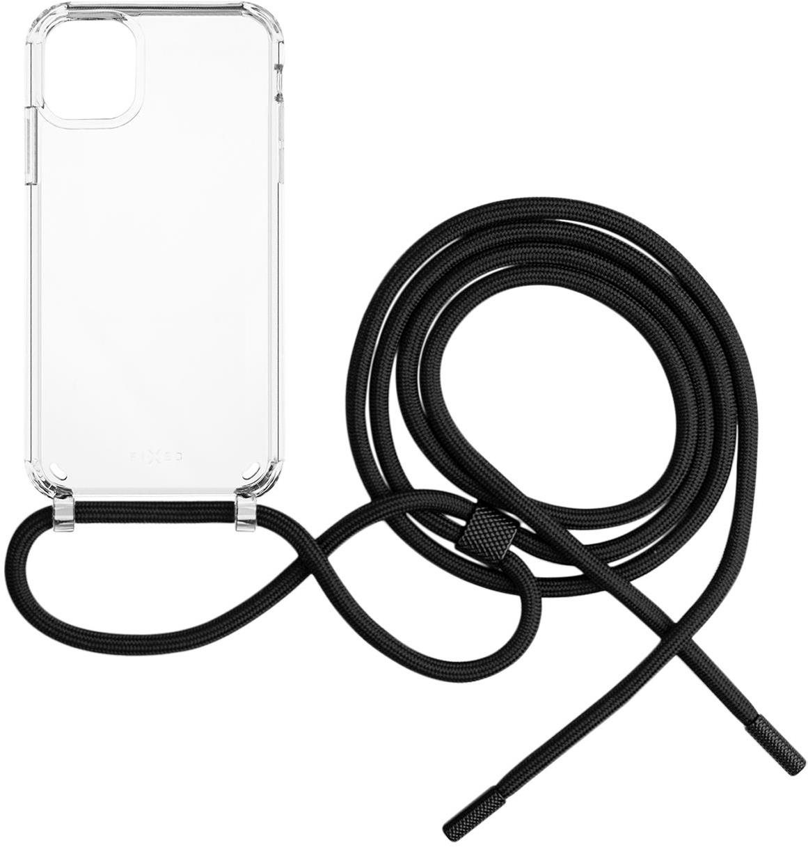 FIXED Pure Neck Tok AntiUV Apple iPhone 11 fekete nyakpántos tok...