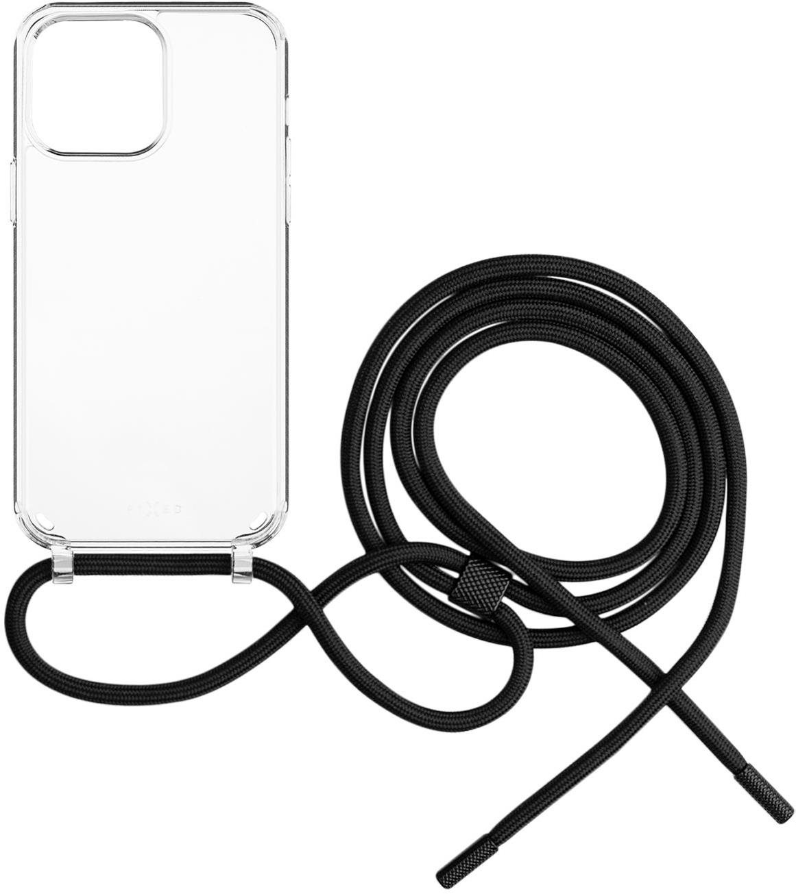 FIXED Pure Neck AntiUV Cover mit schwarzem Lanyard für Apple iPhone...