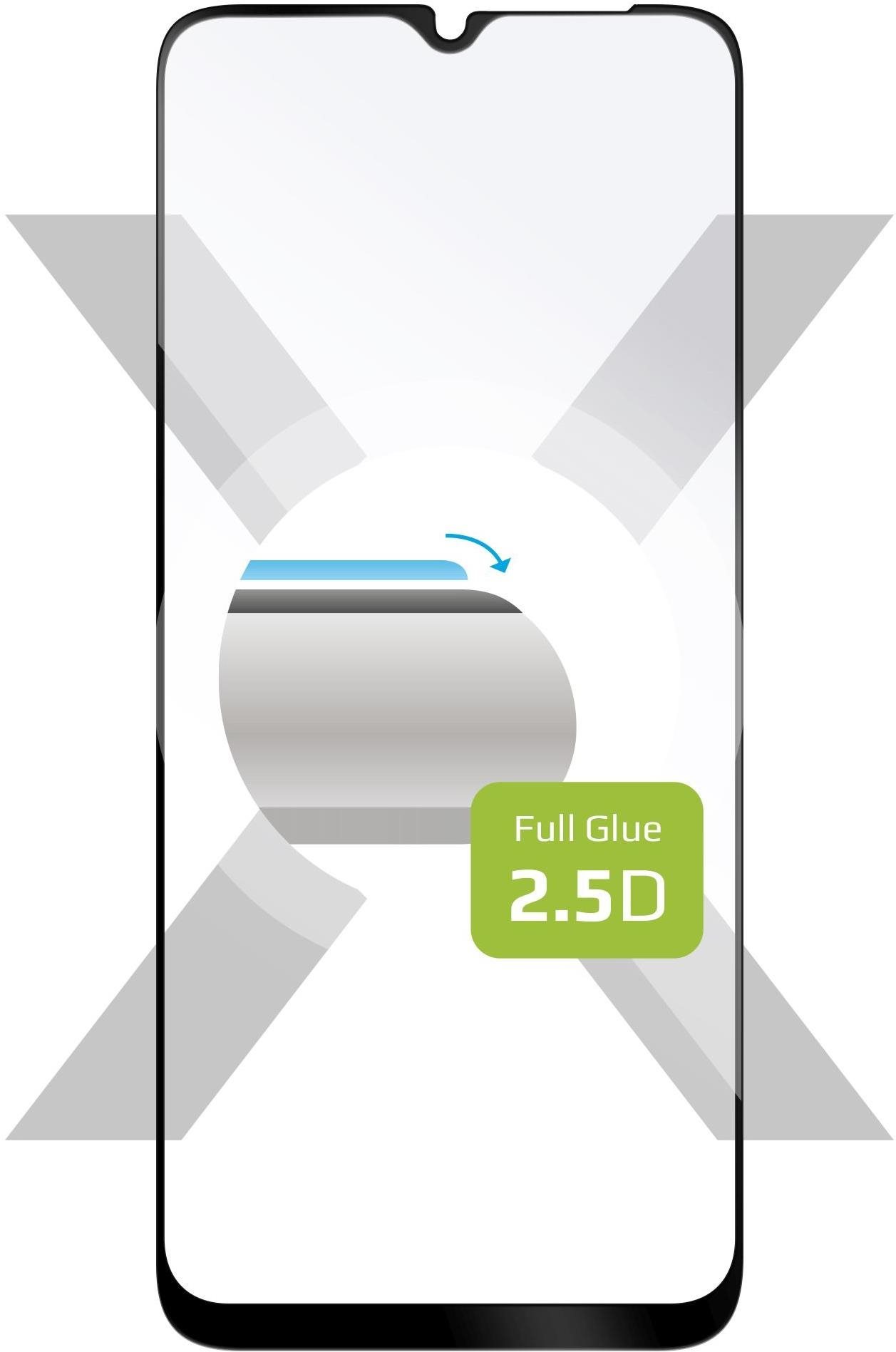 FIXED FullGlue-Cover pre Samsung Galaxy A22 5G čierne Ochranné sklo