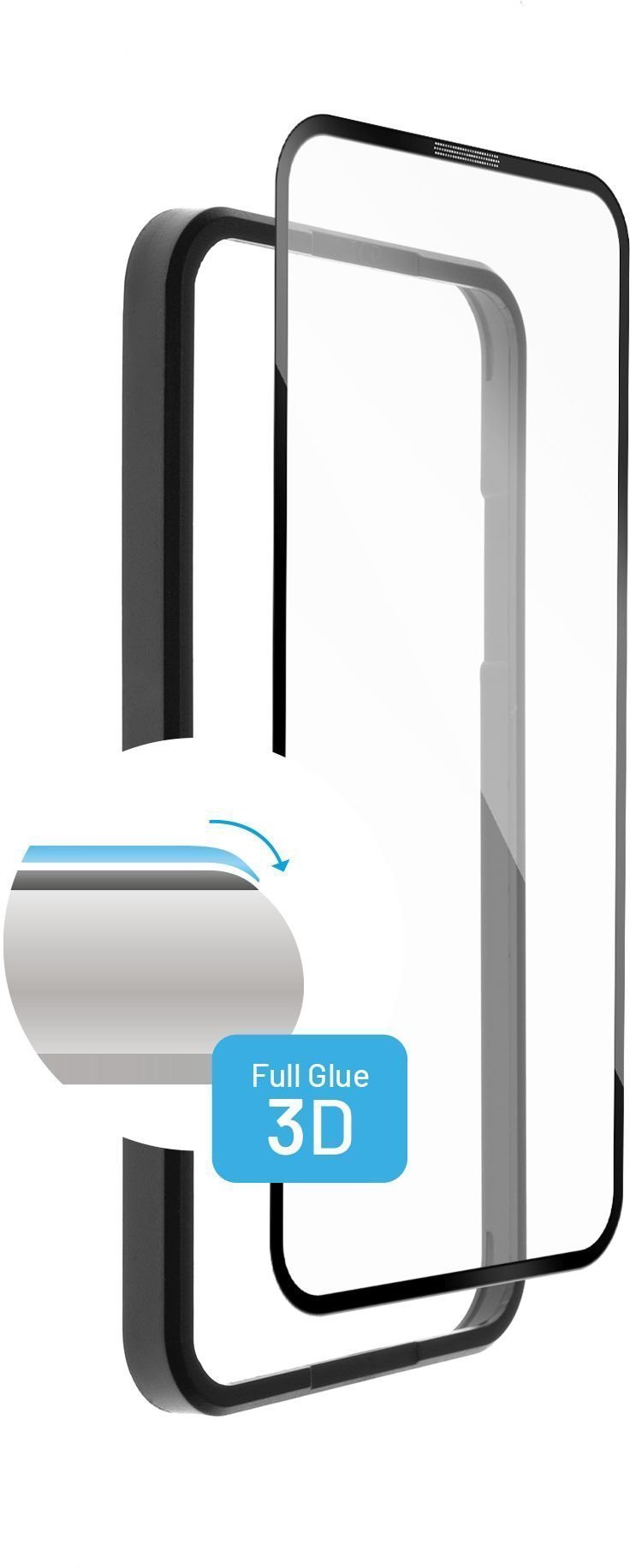 FIXED 3D FullGlue-Cover mit Applikator für Apple iPhone 13/13 Pro...