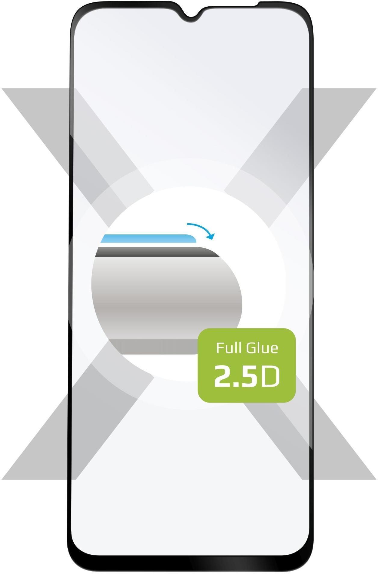 FIXED FullGlue-Cover für Realme C11 (2021) schwarz Schutzglas