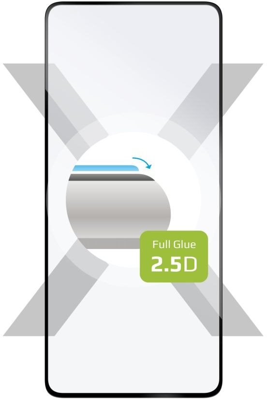 FIXED FullGlue-Cover OnePlus Nord 3 üvegfólia - fekete Üvegfólia