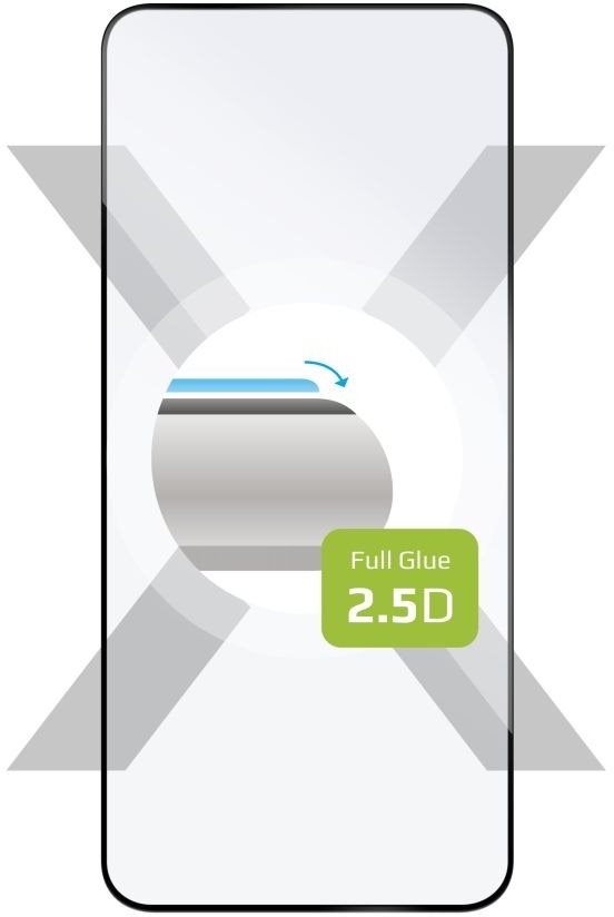 FIXED FullGlue-Cover Xiaomi 13 üvegfólia, fekete Üvegfólia