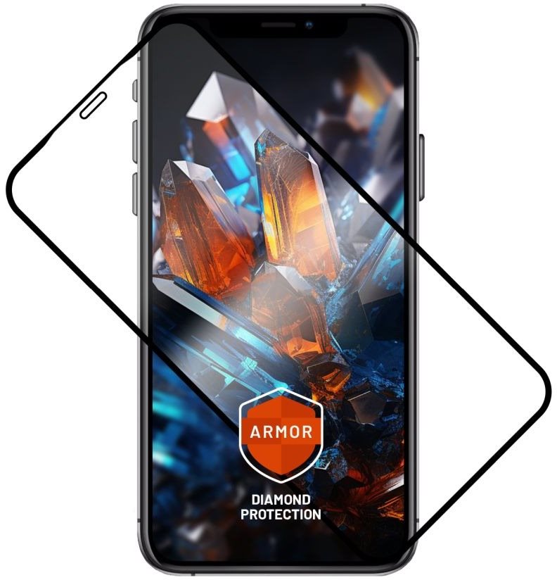 FIXED Armor s aplikátorom na Apple iPhone X/XS/11 Pro čierne...