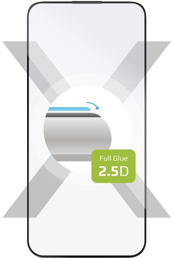 FIXED FullGlue-Cover für das Apple iPhone 15 Plus schwarz Schutzglas