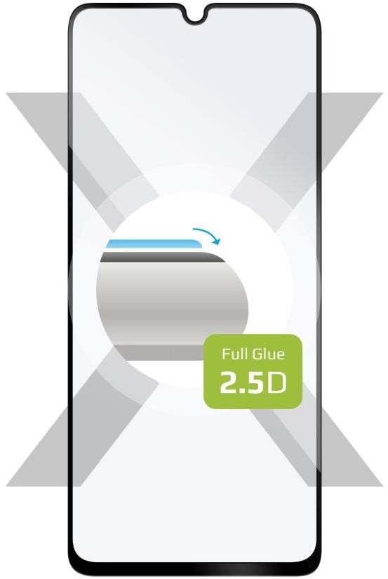 FIXED FullGlue-Cover für das Realme Note 50 schwarz Schutzglas