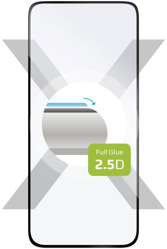 FIXED FullGlue-Cover Honor 200 Lite 5G üvegfólia - fekete Üvegfólia