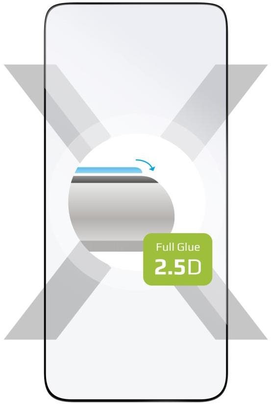 FIXED FullGlue-Cover für das Google Pixel 9/9 Pro Schwarz Schutzglas
