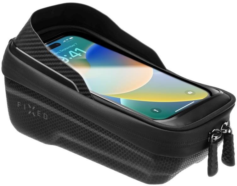 FIXED Bikee Bag na rám alebo predstavec čierny Držiak na mobil