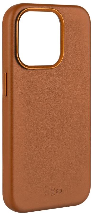 FIXED MagLeather Apple iPhone 15 Pro MagSafe barna tok Telefon tok