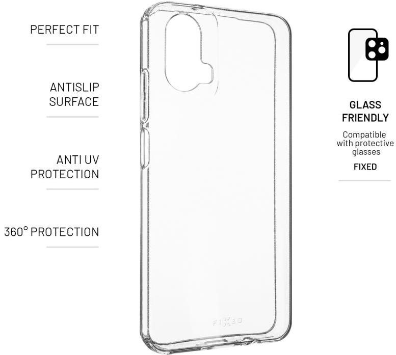 FIXED Motorola Moto G34 5G átlátszó tok Telefon tok