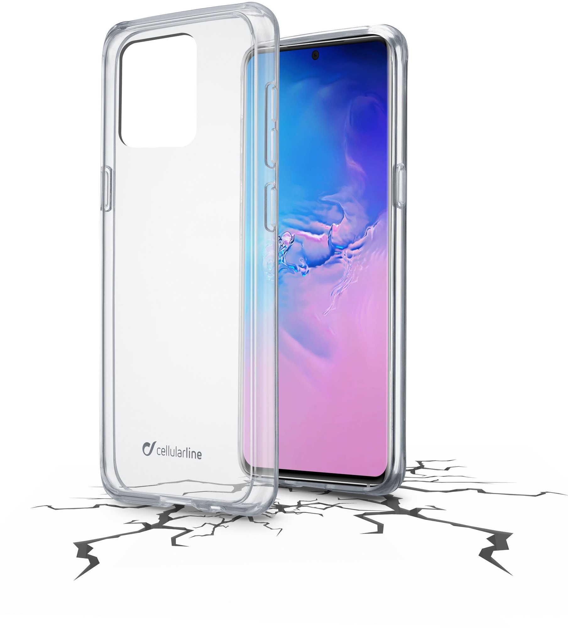 Cellularline Clear Duo for Samsung Galaxy S20 Ultra Phone Cover