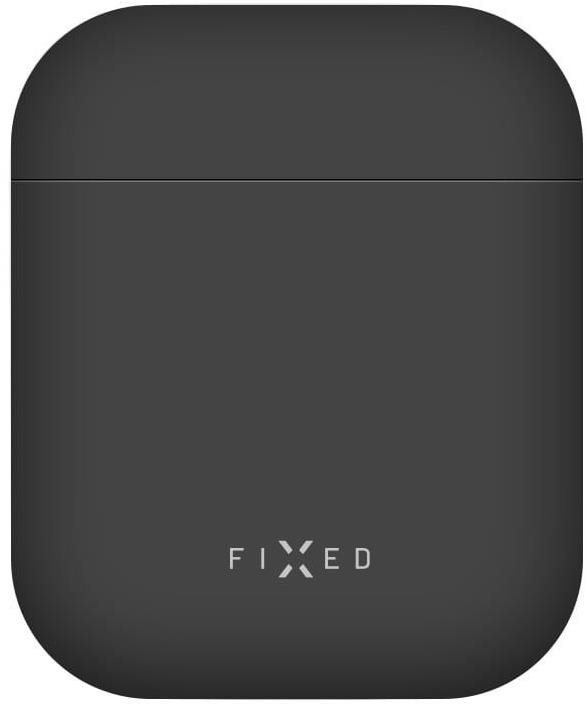 FIXED Silky pro Apple Airpods černé Pouzdro na sluchátka