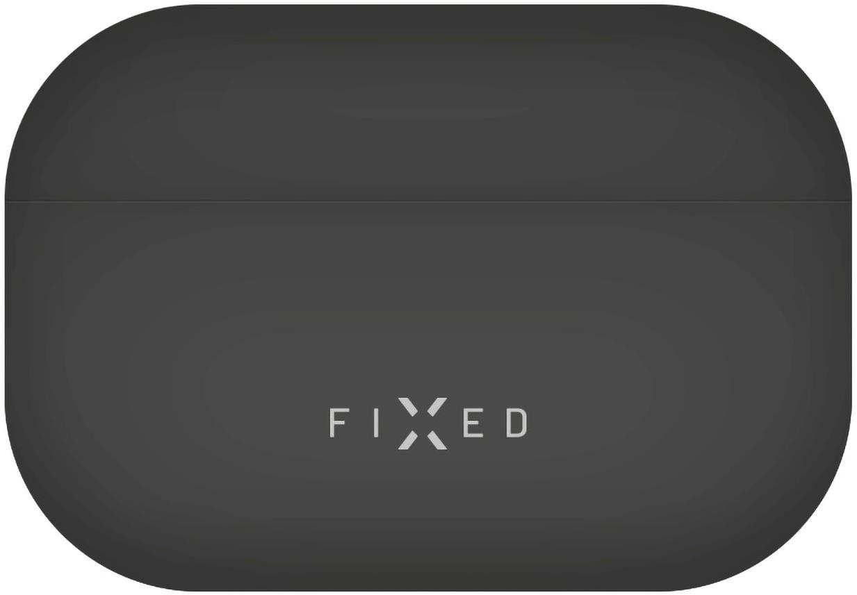 FIXED Silky Apple AirPods Pro 2/Pro 2 (USB-C) fekete Fülhallgató tok