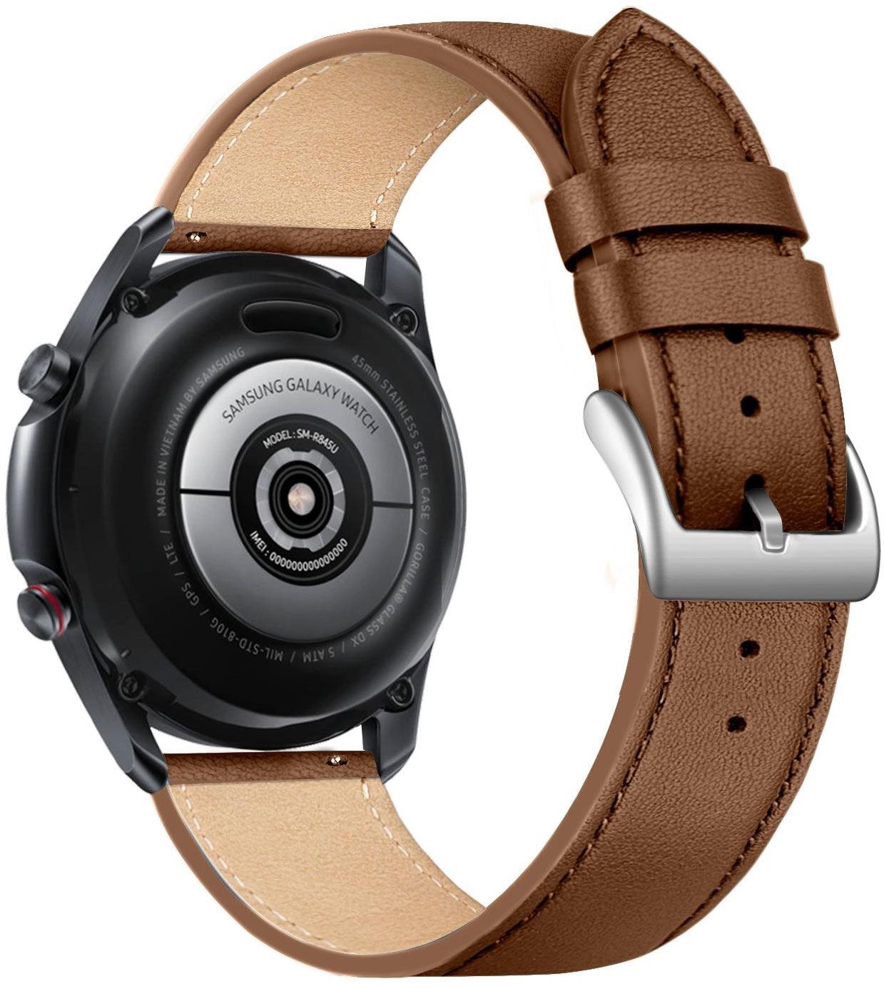 FIXED Leather Strap - barna Szíj