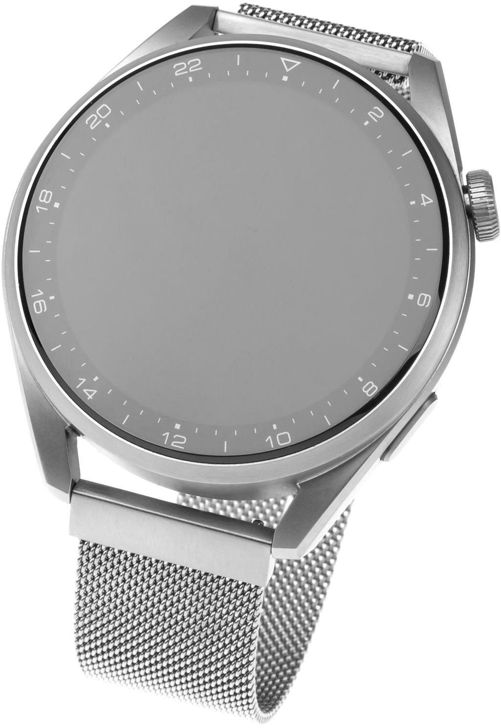 FIXED Mesh-Armband mit 22mm Breite silber Armband