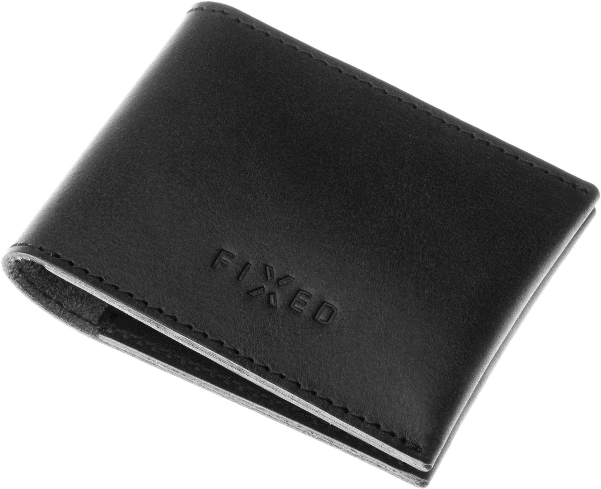 FIXED Wallet valódi marhabőrből, fekete Pénztárca