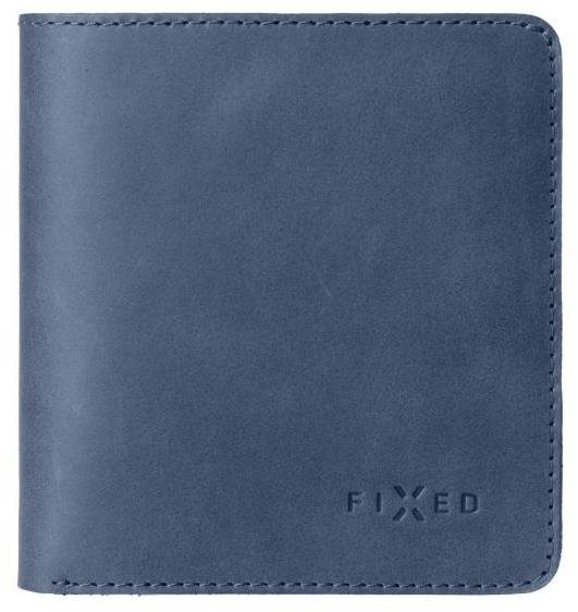 FIXED Classic Wallet z pravej hovädzej kože modrá Peňaženka