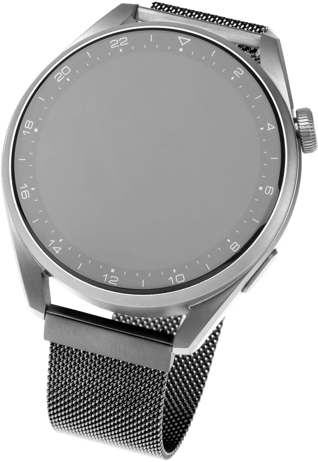 FIXED Mesh Strap mit 18 mm Schnellverschluss - schwarz Armband