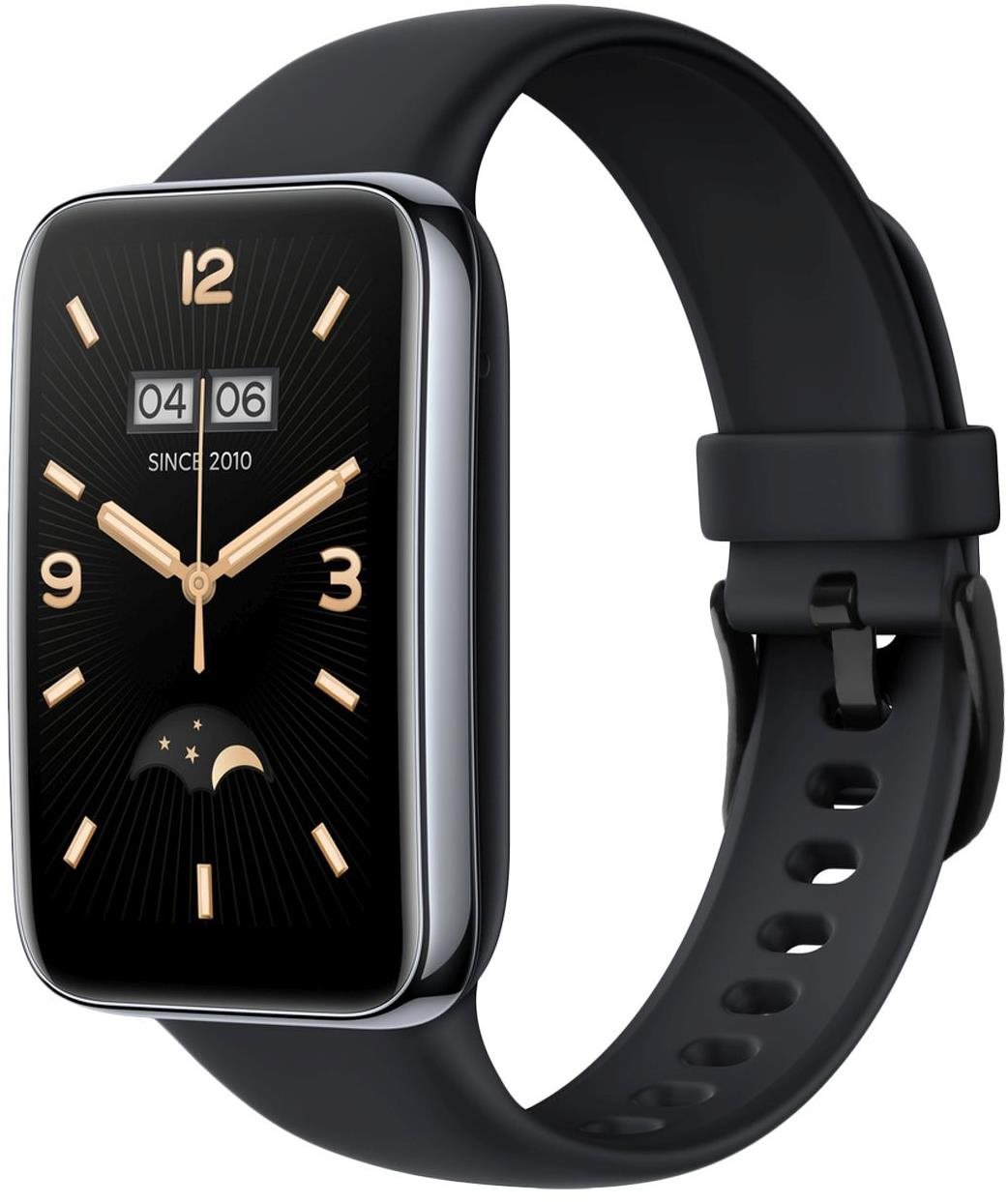 FIXED Silicone Strap Xiaomi Mi Smart Band 7 Pro - fekete Szíj