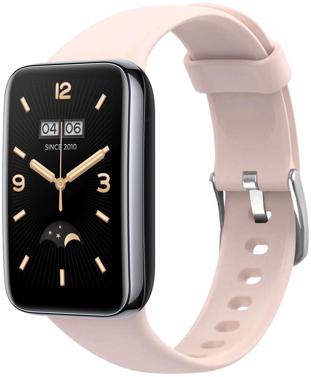 FIXED Silikonarmband für Xiaomi Mi Smart Band 7 Pro - rosa Armband