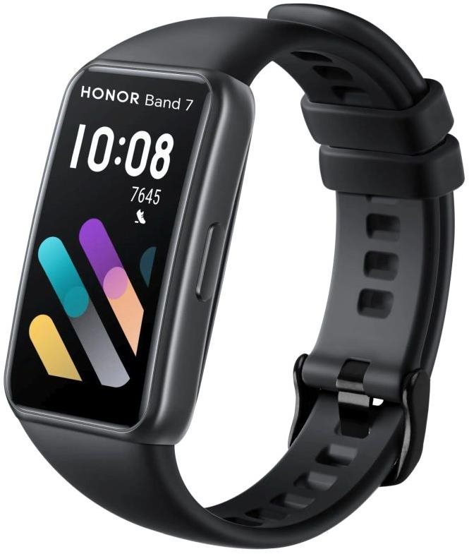 FIXED Silicone Strap Honor Band 6 / 7 - fekete Szíj