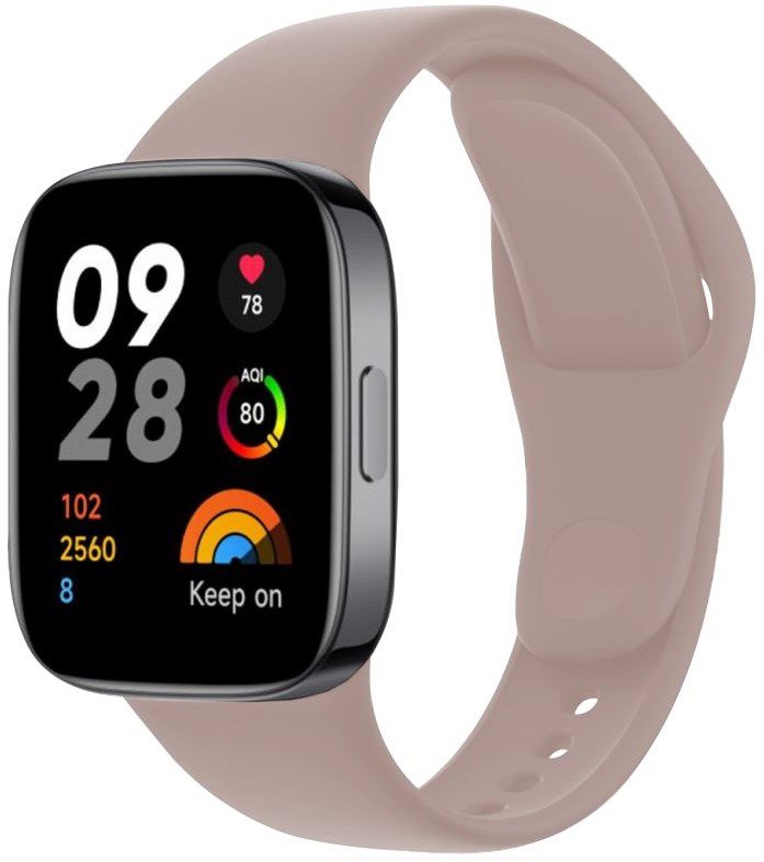 FIXED Silicone Strap Xiaomi Redmi Watch 3 - rózsaszín Szíj