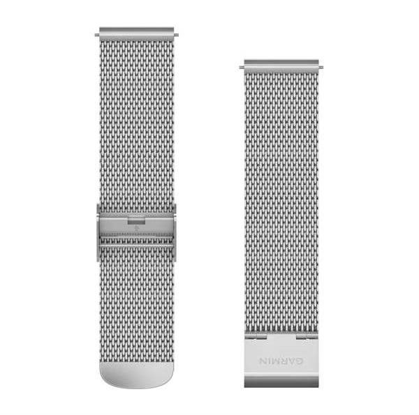 Garmin Quick Release 20 Milanese-Armband - silber Armband