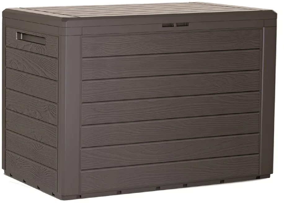 PROSPERPLAST záhradný box WOODEBOX umbra 78 cm – 190 l Záhradný...