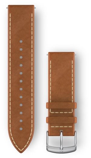 Garmin Quick Release (20 mm) Tan - Silver Řemínek