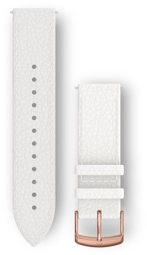 Garmin Quick Release (20mm) White - 18K Rose Gold PVD Watch Strap