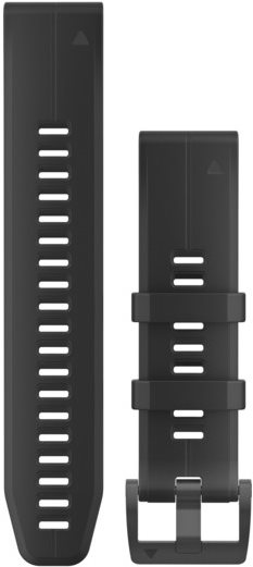 Garmin QuickFit 22 Silicone, Black Watch Strap