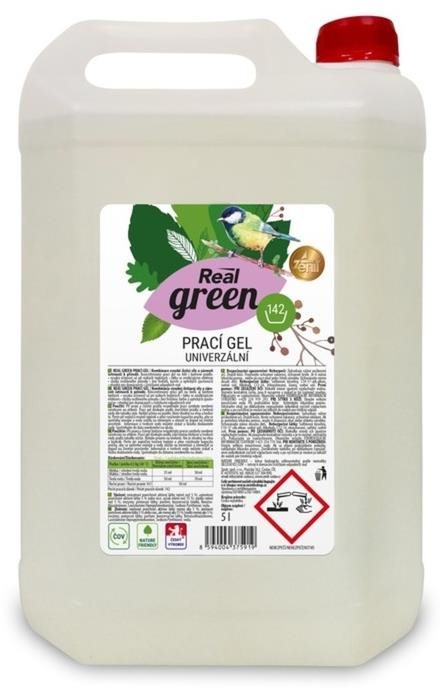 REAL GREEN mosógél 5 l (142 mosás) Öko-mosógél