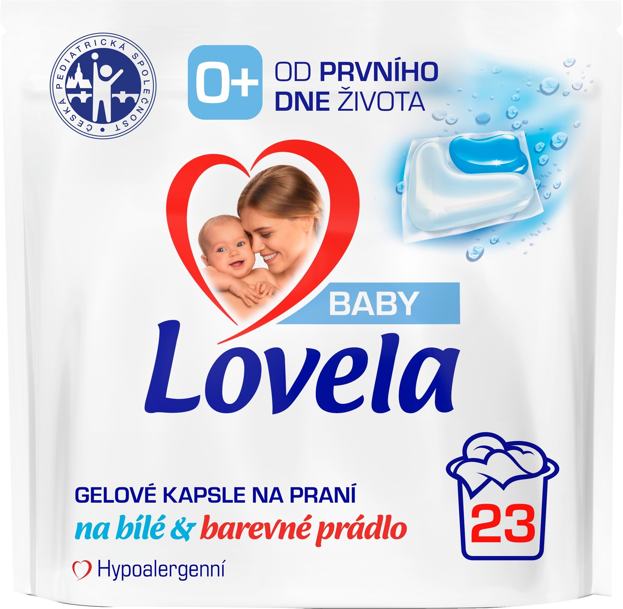 LOVELA Baby gélové kapsuly na pranie 23 ks Kapsuly na pranie