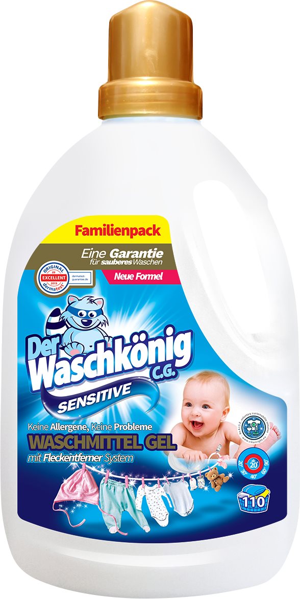 WASCHKÖNIG Sensitive 3,305 l (110 praní) Prací gél