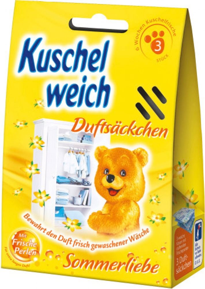 KUSCHELWEICH Duftkissen Sommerliebe vankúšiky do šatníku 3 ks Vôňa...